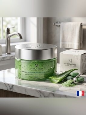 Latoua Mille Retinol Glow Renew Coconut Sea Salt Body Scrub *Retail $150*